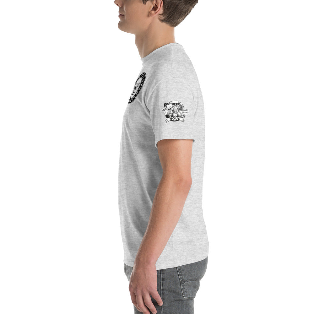 HOUS Navy Grey Short Sleeve T-Shirt