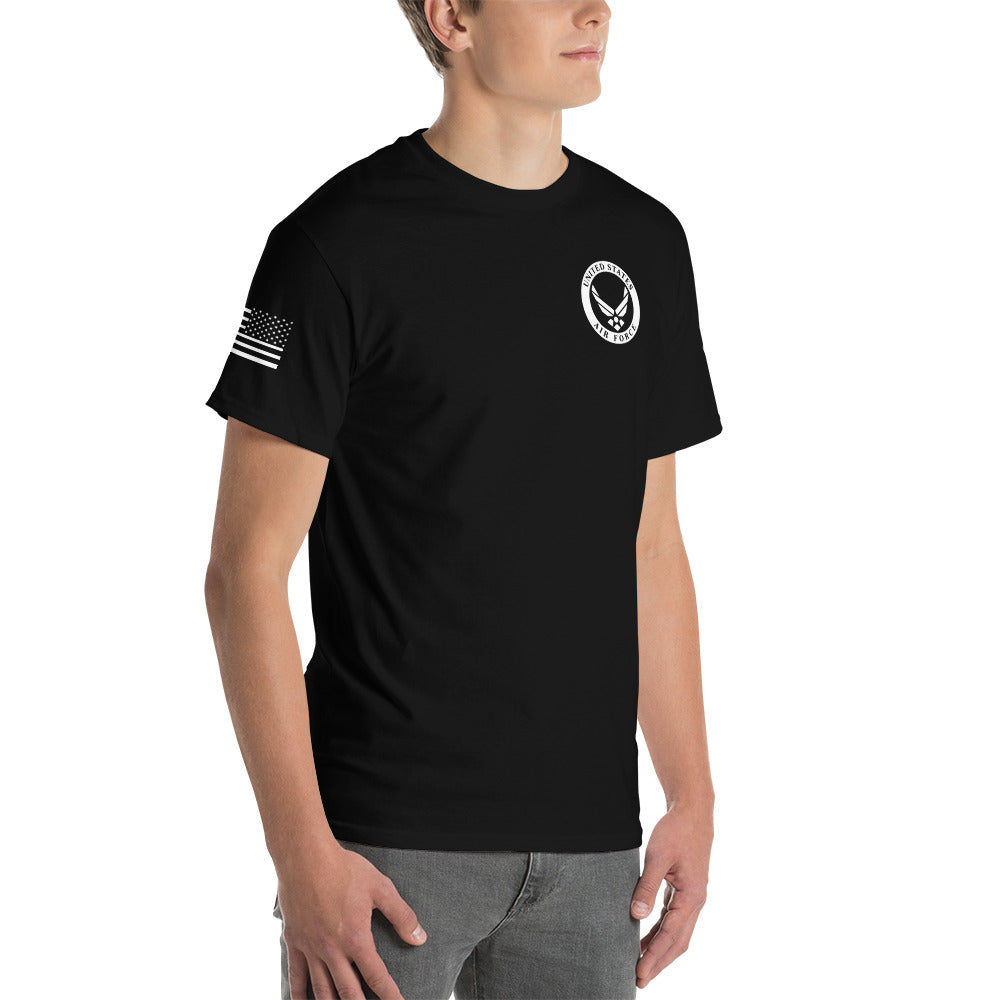 HOUS Air Force Black Short Sleeve T-Shirt